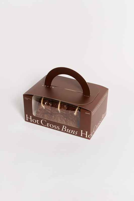 Chocolate & Citrus Hot Cross Bun 6 Pack